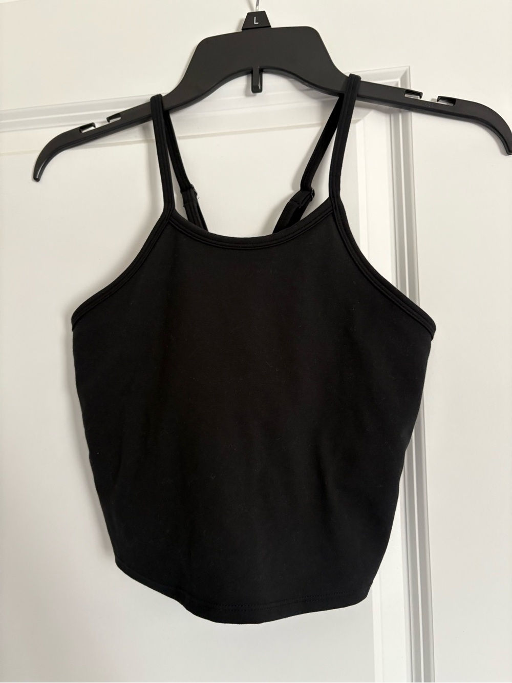 Champion Black Double-Strap Crop Camisole
